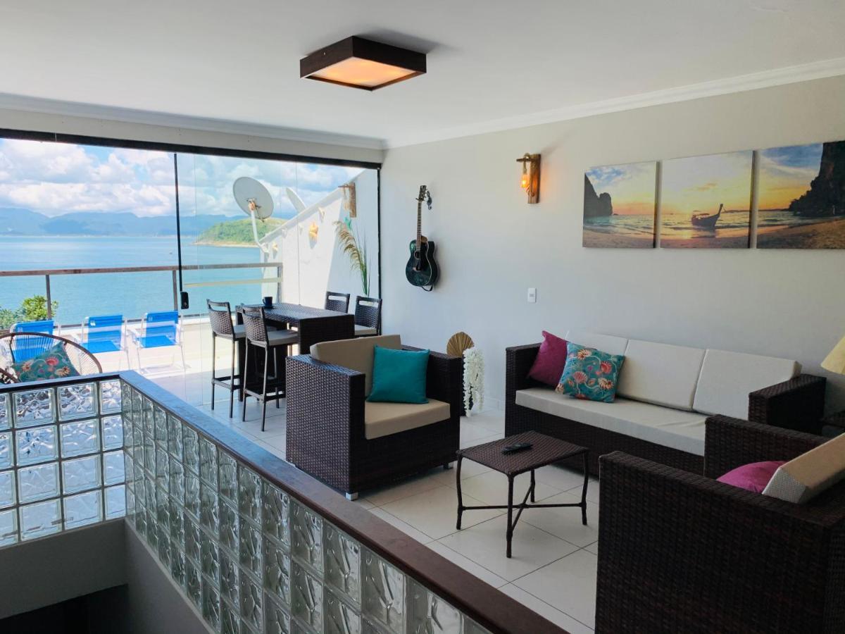 Lindo Duplex Pe Na Areia Com Praia Privativa Caraguatatuba Εξωτερικό φωτογραφία